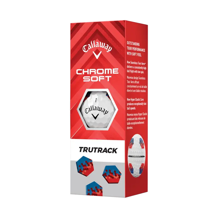 Callaway Chrome Soft 24 Trutrack Blu/Red